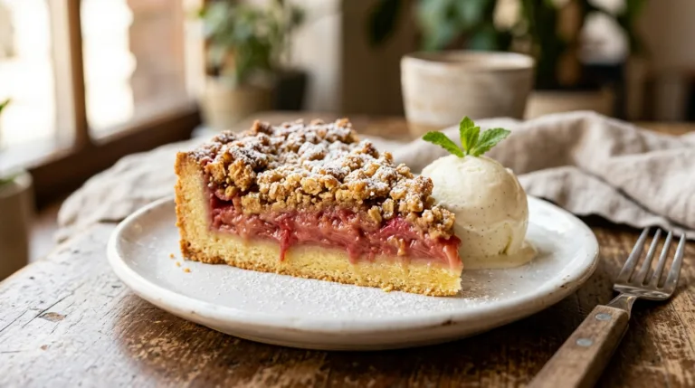 Rhubarb crumble cake 202604121552