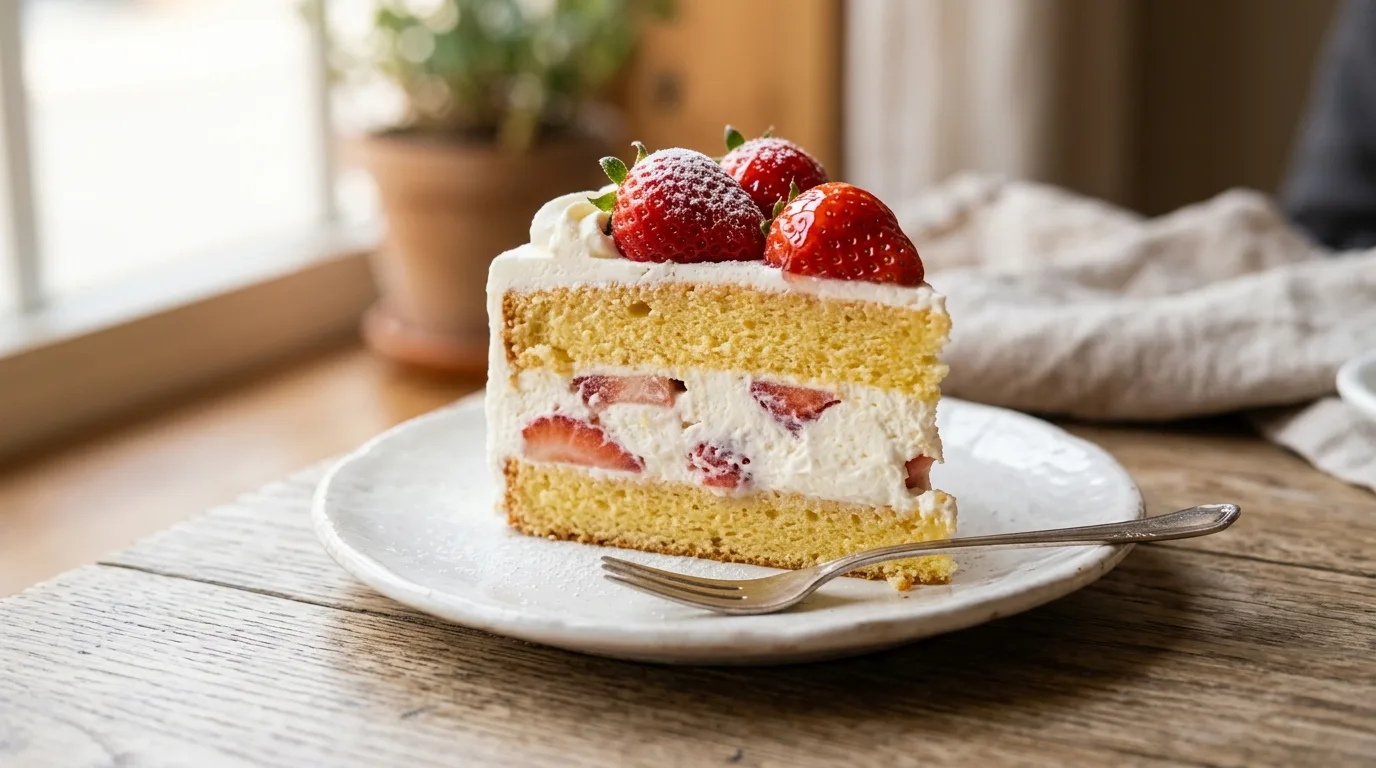 Strawberry cream cake 202604122325