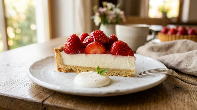 Strawberry quark tart 202604142130